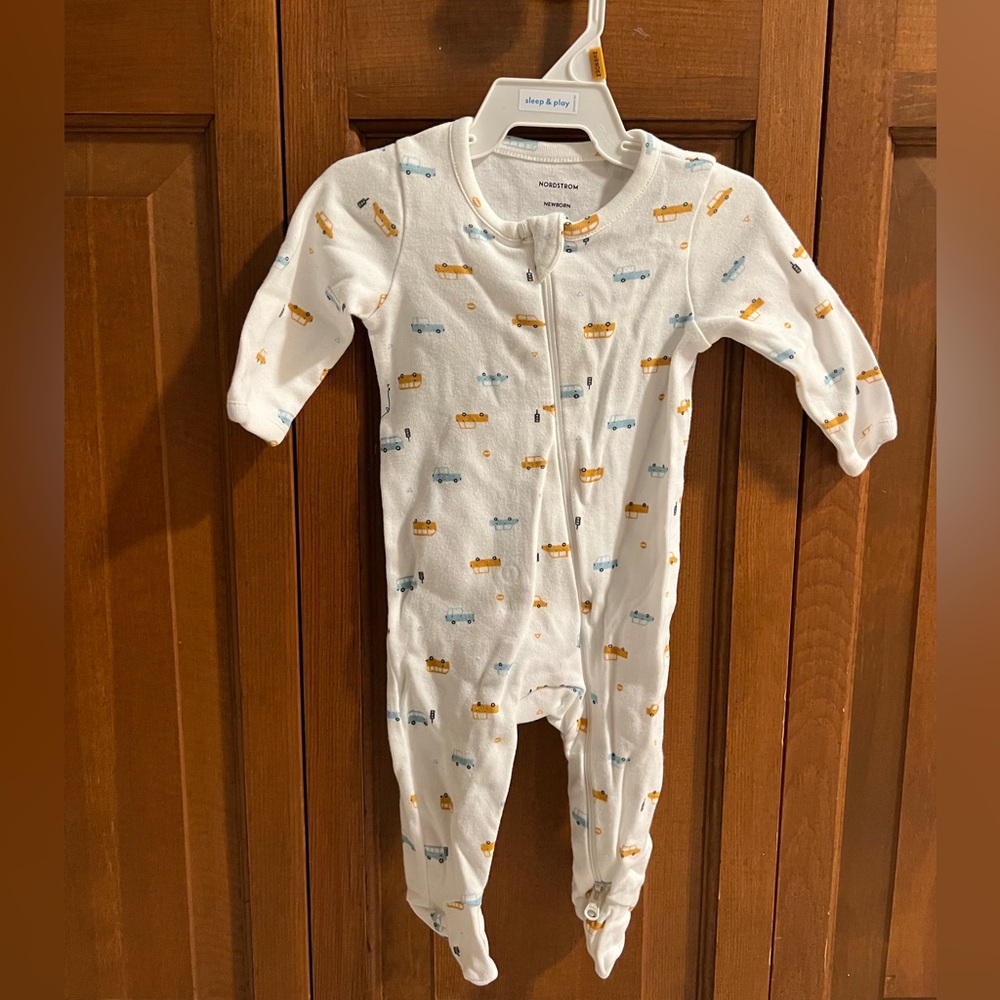 Nordstrom Kids White One Piece with Orange and Blue Accents - Picture 1 of 3